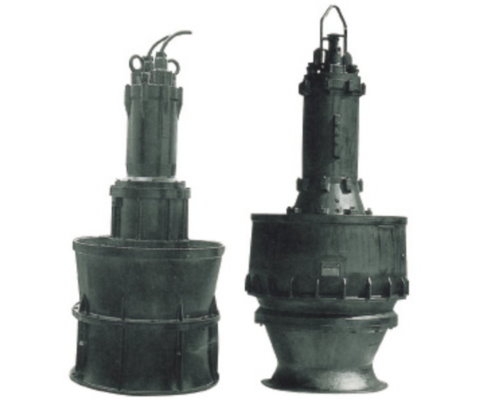 沉水式軸斜流泵浦